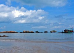 惠州巽寮湾天后宫、出海观光、金海湾沙滩海边戏水一天
